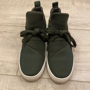 Green Steve Madden sneakers